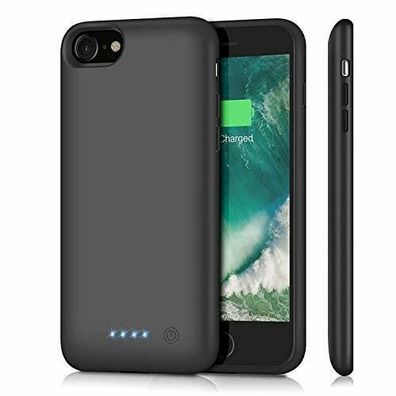 Akku Hülle für iPhone 7/8/6/6s/ SE 2020, 6000mAh Große Kapazität Battery Case