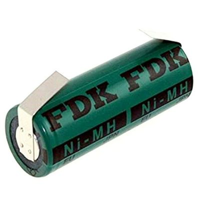 FDK / Sanyo Akku 1,2 V 1650mAh AA NiMh 14 mm x 50 mm Flattop Lötfahne U