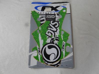 Dekorsatz Aufkleber Sticker passt an Kawasaki Kx 125 250 03-07 grün-sw