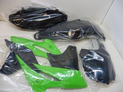 Verkleidungssatz Plastiksatz plastic kit passt an Kawasaki Kxf 250 2013 grün-sw