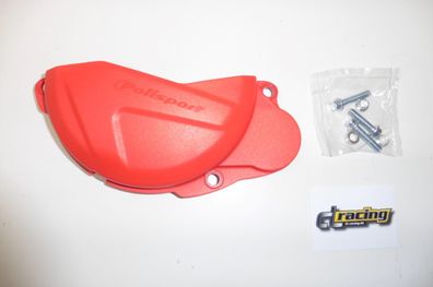 Kupplungsdeckelschutz Abdeckung clutch cover passt an Honda Crf 250 13-17 rot