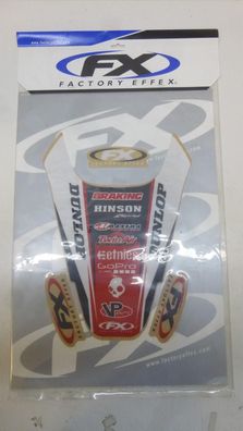 Dekor Schutzblech hinten Aufkleber Sticker passt an Honda Cr 150 R 07-14 weiß-r