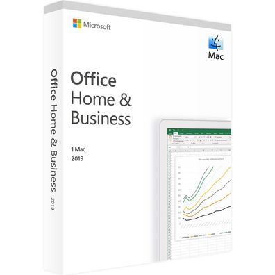 MS Office 2019 Home and Business für MAC / unbegrenzte Laufzeit