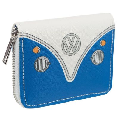 Volkswagen VW T1 Bulli Blaue kleines Portemonnaie mit Reißverschluss (pro Stück)
