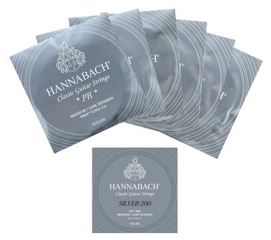 Hannabach 900MLT Silver 200 - medium/ low tension - Satz oder Einzelsaiten