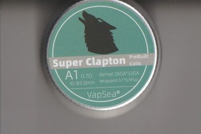 Super Clapton Rebuilt Coil´s A1 0,7 Ohm Fertigwicklungen
