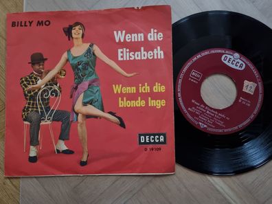 Billy Mo - Wenn die Elisabeth 7'' Vinyl Germany