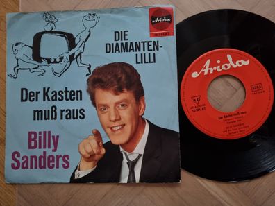 Billy Sanders - Der Kasten muss raus 7'' Vinyl Germany
