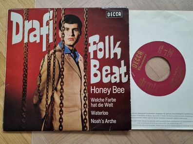 Drafi Deutscher - Folk Beat/ Honey Bee 7'' Vinyl EP Germany