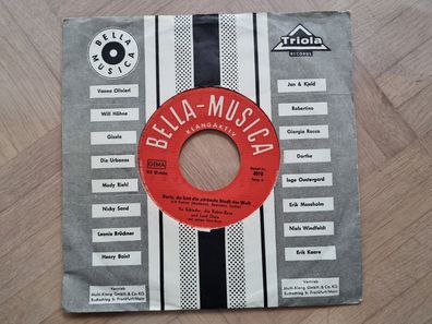 Jilo/ Illo/ Ilo Schieder - Paris, du bist die schönste Stadt der Welt 7'' Vinyl
