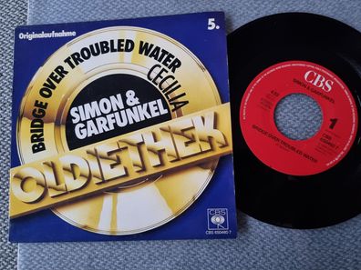 Simon & Garfunkel - Bridge over troubled water/ Cecilia 7'' Vinyl Holland