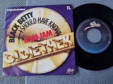 Ram Jam - Black Betty/ I should have known 7'' Vinyl Germany