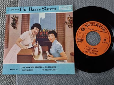 The Barry Sisters - At home with 7'' Vinyl EP Holland/ Yuh, mein tiere dochter