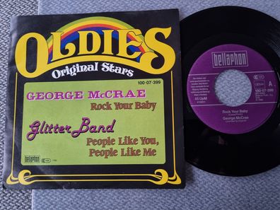 George McCrae/ Glitter Band - Rock your baby/ People like you 7'' Vinyl Germany