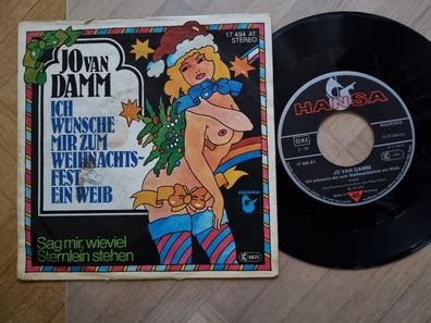 Jo van Damm - Ich wünsche mir zum Weihnachtsfest ein Weib 7'' Vinyl Germany