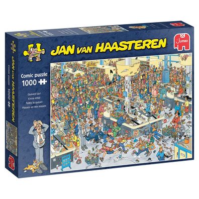 Jumbo 81953 Jan van Haasteren Massen an den Kassen 1000 Teile Puzzle