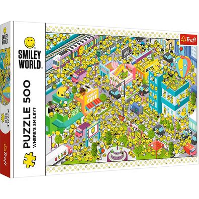 Trefl 37429 Smiley World 500 Teile Puzzle