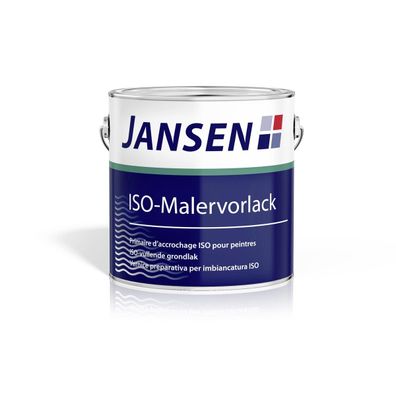 Jansen ISO-Malervorlack 2,5 Liter weiß