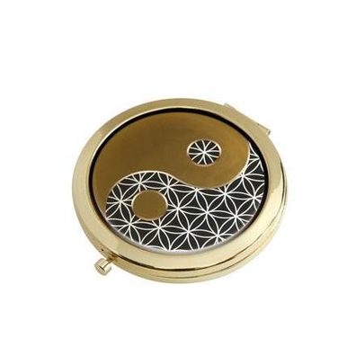 Goebel Lotus Yin Yang Yin Yang Schwarz - Taschenspiegel 23500361