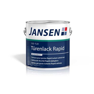 Jansen ISO-TLR Türenlack Rapid seidenmatt 2,5 Liter weiß