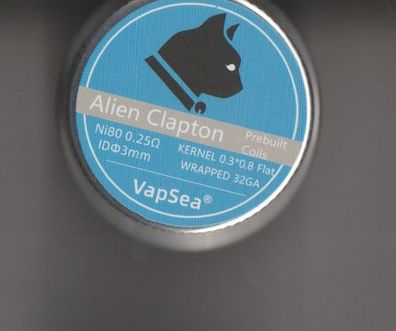 Alien Clapton Rebuilt Coil´s NI 80 0,25 Ohm Fertigwicklungen