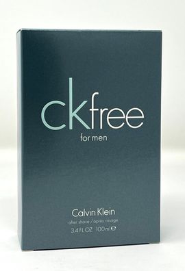 Calvin Klein CK Free for Men 100 ml After Shave Neu OVP