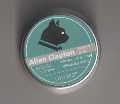 Alien Clapton Rebuilt Coil´s A1 0,45 Ohm Durchm. 3 mm