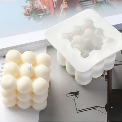 3D handgemachte sojaförmige Aromatherapie Gips DIY Silikon Kerzenformen