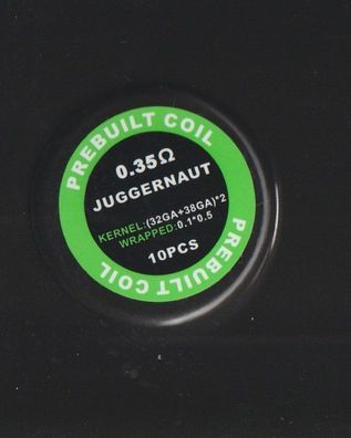 Juggernaut Rebuilt Coil´s 0,35 Ohm Fertigwicklung