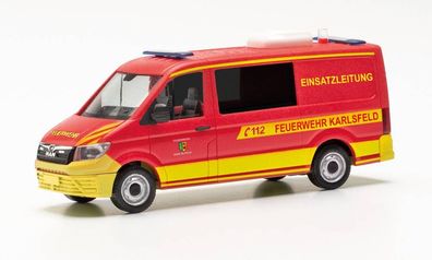 Herpa 096904 | MAN TGE Halbbus FD ELW | Feuerwehr Karlsfeld | 1:87