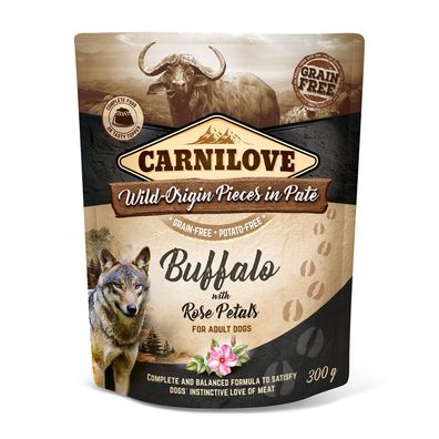 Carnilove Pate Buffalo with Rose Petals 300g