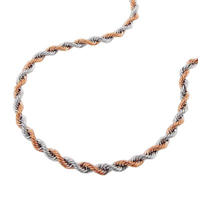 Armband, Kordelkette bicolor, 9Kt GOLD