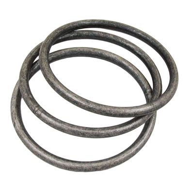 Armreifen 75x15mm Ringspiel silbergrau