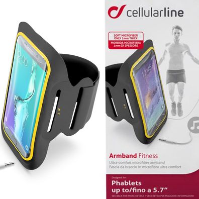 Cellularline Sportamband Handy Fitness Arm Sport Joggingarmband S/ M L/ XL Touch