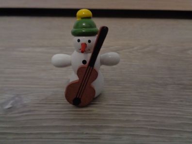 Schneemann klein aus dem Erzgebirge-5,5cm