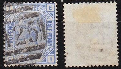 England GREAT Britain [1880] MiNr 0051 Platte 20 ( O/ used ) [04]