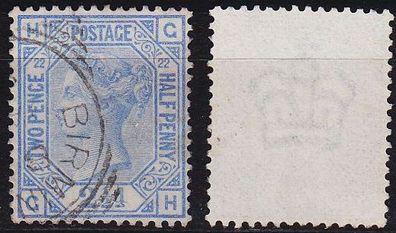 England GREAT Britain [1880] MiNr 0059 Platte 22 ( O/ used ) [04]