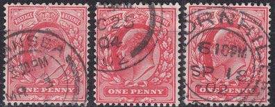 England GREAT Britain [1902] MiNr 0104 A ( O/ used ) [02] 3 Farben