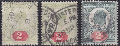 England GREAT Britain [1902] MiNr 0106 ( O/ used ) [01] Farben