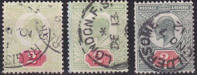 England GREAT Britain [1902] MiNr 0106 ( O/ used ) [02] Farben