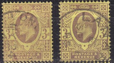 England GREAT Britain [1902] MiNr 0108 w A ( O/ used ) [02] Farben