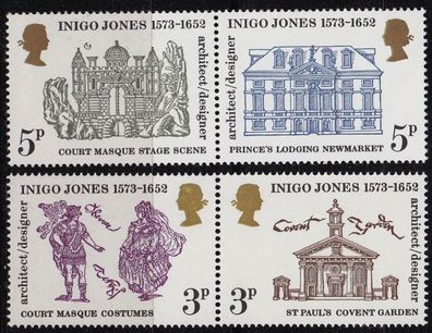 England GREAT Britain [1973] MiNr 0628-31 Zdr ( * */ mnh )