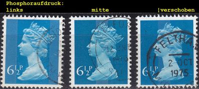 England GREAT Britain [1974] MiNr 0658 ex ( O/ used ) [03] Machin Spezial 6,5p blau