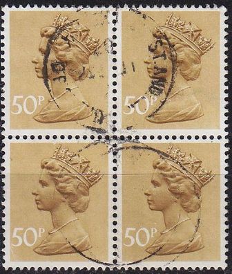 England GREAT Britain [1977] MiNr 0731 ( O/ used ) [02] Machin 4er