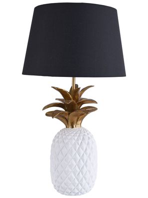 Pineapple Tischleuchte Ananas Gold Lampe Tischlampe Nachttischlampe