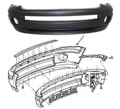 Frontmaske Ram 1500 Bj:02-05 / 2500,3500 Bj:03-05 (nur mit Sport option)