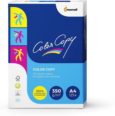 Mondi Color Copy Laserpapier 350 g/ m² DIN-A4 125 Blatt weiß