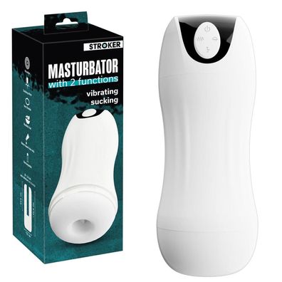 Masturbator + Saugfunktion + Sofort-Power + Massage-Noppen + Männer Sexspielzeug