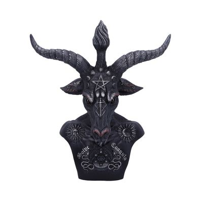 Dekofigur Indoor - Modell Baphomet Büste ca. 33 cm - Gehörnter Teufel 666 Satan Luz