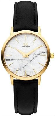 Danish Design Damen Analog Quarz Uhr mit Leder Armband IV51Q1217